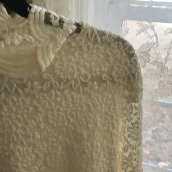 Coldwater Creek lined ivory blouse. CL - Picture 6 of 6